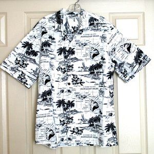 Vintage Paradise Style Hawaii Men's Shirt 100% Cotton Size-2XL Made Vietnam.